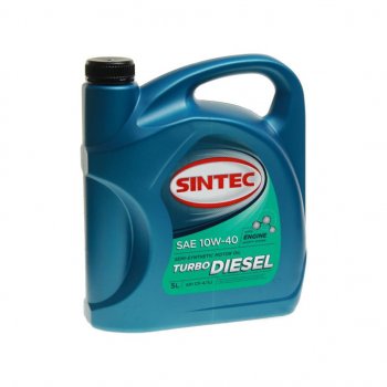 1 429 р. Масло дизельное TURBO DIESEL CF-4SJ 10W40 псинт.5л SINTEC SINTEC 122445  с доставкой в г. Майкоп. Увеличить фотографию 1