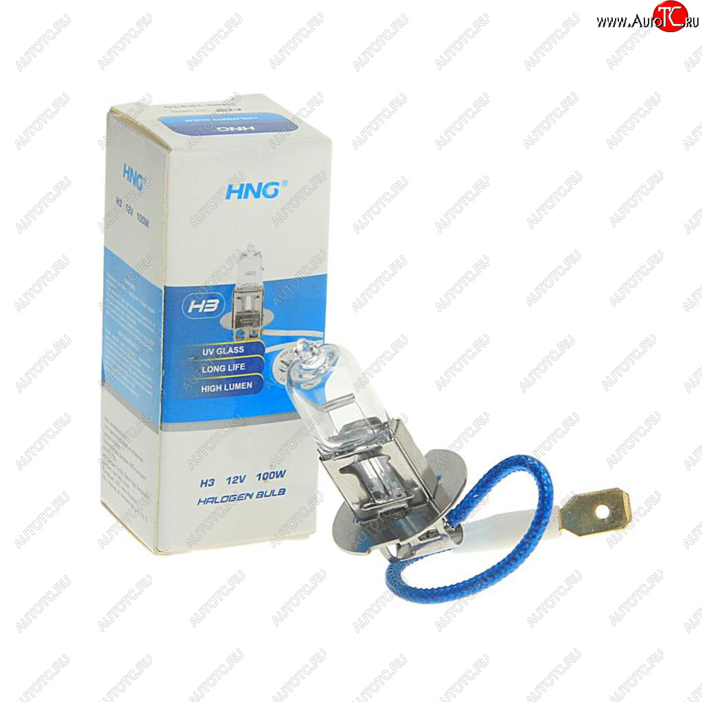 70 р. Лампа 12V H3 100W PK22s Long Life HNG HNG 12310  с доставкой в г. Майкоп