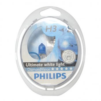 2 179 р. Лампа 12V H3 55W PK22s 5000K бокс (2шт.) Diamond Vision PHILIPS PHILIPS 12336dvs2  с доставкой в г. Майкоп. Увеличить фотографию 1