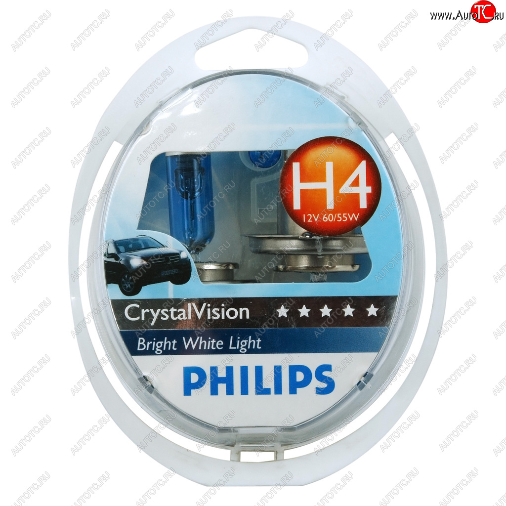 1 839 р. Лампа набор 12V H4 60/55W+W5W/T105 P43t бокс (2шт.+2шт.) Crystal Vision PHILIPS PHILIPS 12342cvsm PHILIPS 12342cvsm  с доставкой в г. Майкоп