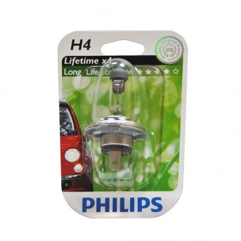 559 р. Лампа 12V H4 6055W P43t-38 блистер (1шт.) Long Life Eco Vision PHILIPS PHILIPS 12342llecob1  с доставкой в г. Майкоп. Увеличить фотографию 1