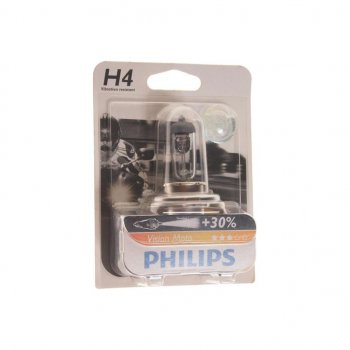 439 р. Лампа 12V H4 6055W P43t +30% блистер (1шт.) Vision Moto PHILIPS PHILIPS 12342prbw  с доставкой в г. Майкоп. Увеличить фотографию 1