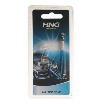72 р. Лампа 12V H3 55W PK22s блистер (1шт.) Long Life HNG HNG 12355бл  с доставкой в г. Майкоп. Увеличить фотографию 1