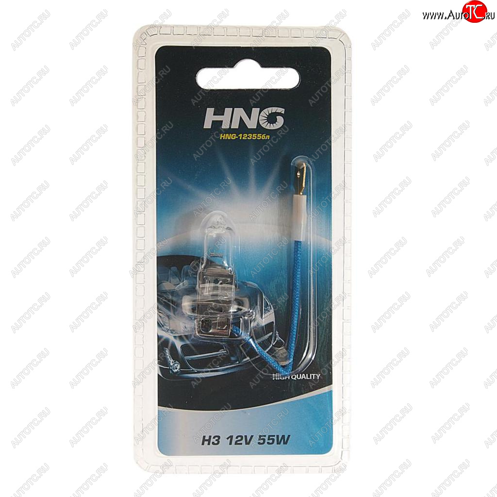 72 р. Лампа 12V H3 55W PK22s блистер (1шт.) Long Life HNG HNG 12355бл  с доставкой в г. Майкоп