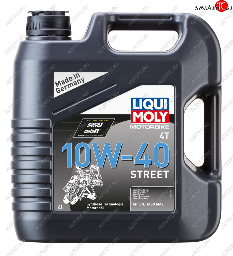6 249 р. Масло моторное для 4-х тактных двигателей Motorbike 4T 10W40 синт.4л LIQUI MOLY LIQUI MOLY 1243  с доставкой в г. Майкоп