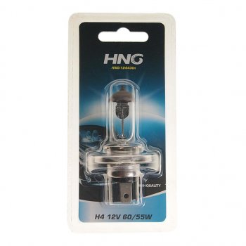 176 р. Лампа 12V H4 6055W P43t-38 блистер (1шт.) Long Life HNG HNG 12443бл  с доставкой в г. Майкоп. Увеличить фотографию 1
