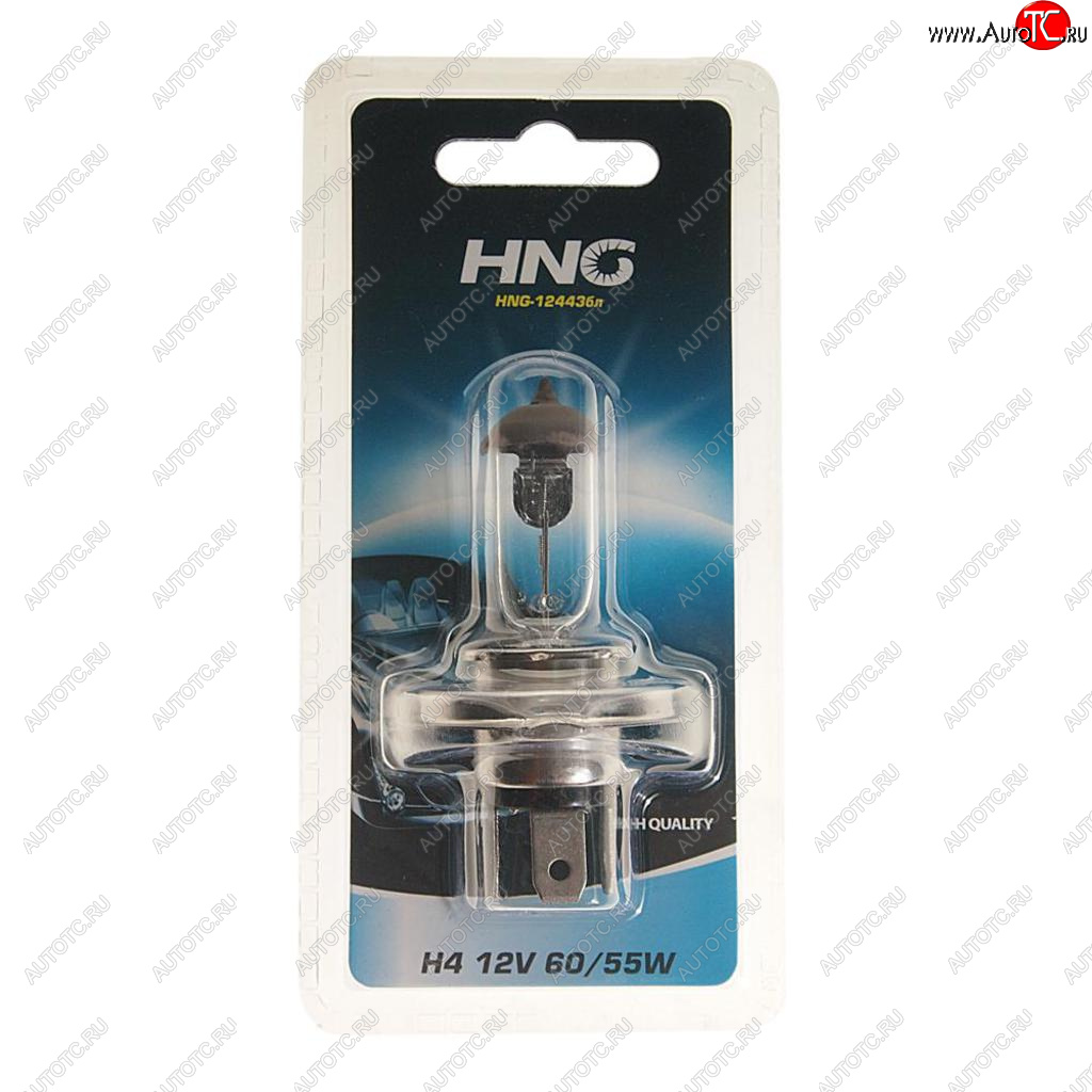 176 р. Лампа 12V H4 6055W P43t-38 блистер (1шт.) Long Life HNG HNG 12443бл  с доставкой в г. Майкоп