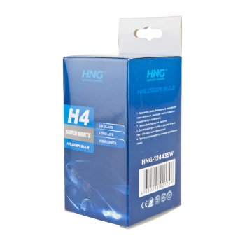 152 р. Лампа 12V H4 6055W P43t Super White HNG HNG 12443sw  с доставкой в г. Майкоп. Увеличить фотографию 6