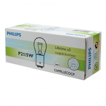173 р. Лампа 12V P215W BAY15d Long Life Eco Vision PHILIPS PHILIPS 12499llecocp  с доставкой в г. Майкоп. Увеличить фотографию 1
