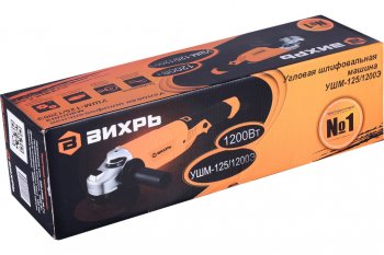 4 549 р. Машина углошлифовальная 1200Вт 125мм 3000-11000обмин. ВИХРЬ ВИХРЬ 1251200э  с доставкой в г. Майкоп. Увеличить фотографию 11