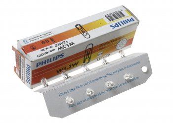 42 р. Лампа 12V W1.2W W2x4.6d PHILIPS PHILIPS 12516cp  с доставкой в г. Майкоп. Увеличить фотографию 1