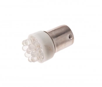 202 р. Лампа светодиодная 12V R10W BA15s 9 светодиодов белая МАЯК МАЯК 12t15-w9led МАЯК 12t15-w9led  с доставкой в г. Майкоп. Увеличить фотографию 1