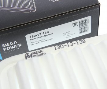 147 р. Фильтр воздушный TOYOTA Yaris (99-) MEGAPOWER MEGAPOWER 130-13-138  с доставкой в г. Майкоп. Увеличить фотографию 3