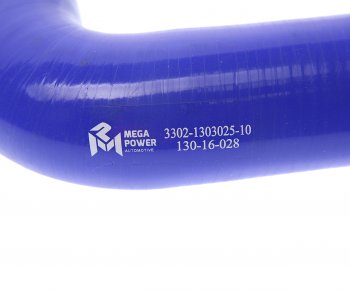 519 р. Патрубок ГАЗ-3302 радиатора отводящий силикон MEGAPOWER MEGAPOWER 130-16-028  с доставкой в г. Майкоп. Увеличить фотографию 3