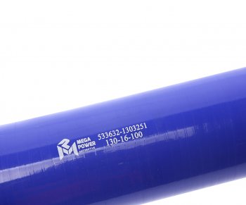 1 499 р. Патрубок МАЗ радиатора угловой (L=280мм,d=60) силикон MEGAPOWER MEGAPOWER 130-16-100  с доставкой в г. Майкоп. Увеличить фотографию 2