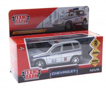 799 р. Модель автомобиля CHEVROLET Niva металлическая ТЕХНОПАРК ТЕХНОПАРК 132050132067178195 ТЕХНОПАРК 132050132067178195  с доставкой в г. Майкоп. Увеличить фотографию 1