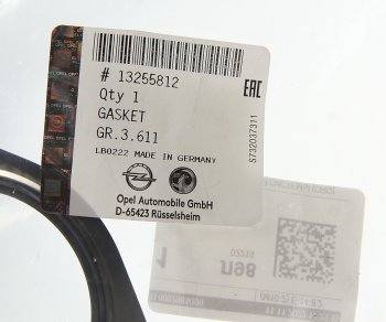 1 329 р. Прокладка OPEL Astra J (10-),Corsa D (07-),Insignia (09-),Zafira C (12-) трубы приемной глушителя OE GENERAL MOTORS 13255812  с доставкой в г. Майкоп. Увеличить фотографию 2