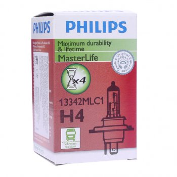 879 р. Лампа 24V H4 7570W P43t-38 Master Life PHILIPS PHILIPS 13342mlc1  с доставкой в г. Майкоп. Увеличить фотографию 2