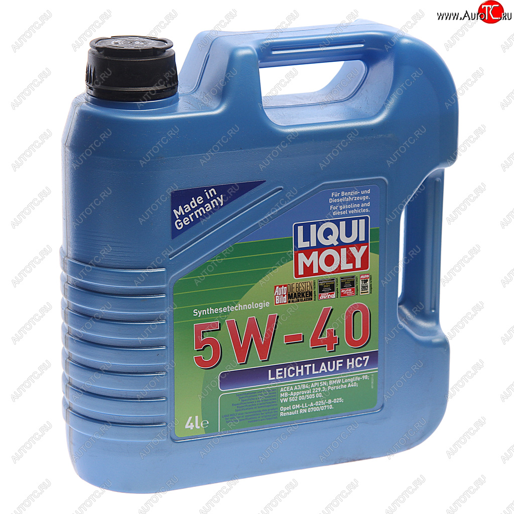 5 949 р. Масло моторное LEICHTLAUF HC7 5W40 синт.4л LIQUI MOLY LIQUI MOLY 1382  с доставкой в г. Майкоп