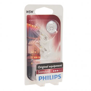 142 р. Лампа 24V W5W T10W W2.1x9.5d блистер (2шт.) PHILIPS PHILIPS 13961b2  с доставкой в г. Майкоп. Увеличить фотографию 1