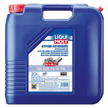 40 999 р. Масло трансмиссионное TDL GL45 75W90 псинт.20л LIQUI MOLY LIQUI MOLY 1408  с доставкой в г. Майкоп. Увеличить фотографию 1