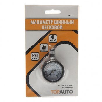 419 р. Манометр шинный легковой автомобиль 4атм. ДРУГ ТОП АВТО ТОП АВТО 14111  с доставкой в г. Майкоп. Увеличить фотографию 1