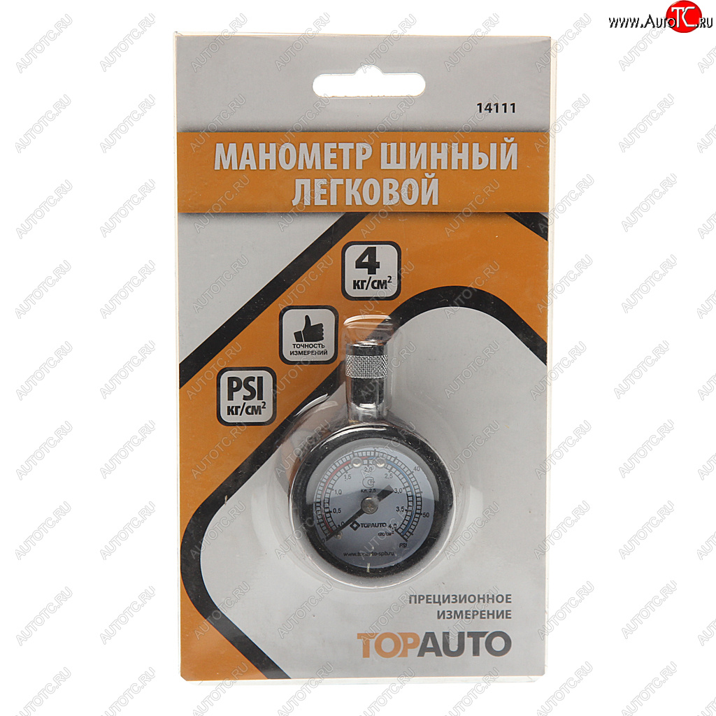 419 р. Манометр шинный легковой автомобиль 4атм. ДРУГ ТОП АВТО ТОП АВТО 14111  с доставкой в г. Майкоп
