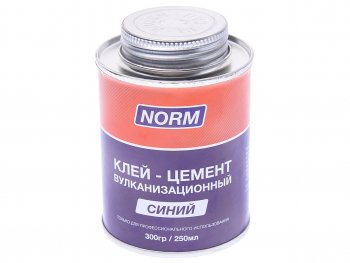 699 р. Клей резиновый самовулканизующийся 240мл (цемент, синий) НОРМ НОРМ 14-551  с доставкой в г. Майкоп. Увеличить фотографию 1
