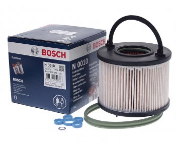 4 299 р. Фильтр топливный VW Touareg (04-) (TDI) AUDI Q7 (06-) BOSCH BOSCH 1457070010 BOSCH 1457070010  с доставкой в г. Майкоп. Увеличить фотографию 1