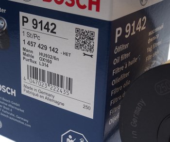 1 259 р. Фильтр масляный VW Touareg (10-) AUDI A6 (-05),A8 (-02),Q7 (06-) PORSCHE Cayene BOSCH BOSCH 1457429142 BOSCH 1457429142  с доставкой в г. Майкоп. Увеличить фотографию 2