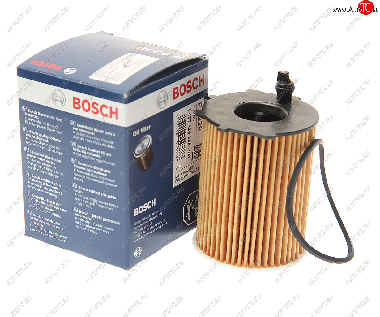 629 р. Фильтр масляный FORD Focus (11-),Mondeo (07-) (1.6 TDCI) BOSCH BOSCH 1457429238 BOSCH 1457429238  с доставкой в г. Майкоп