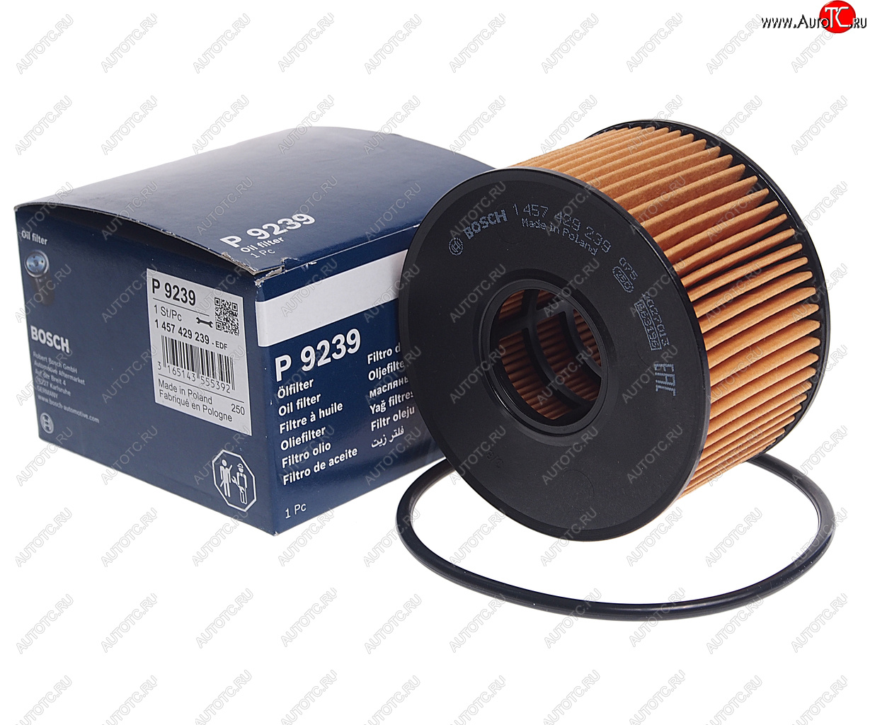 719 р. Фильтр масляный FORD Mondeo 3 (2.0/2.2 D/TDI),Transit BOSCH BOSCH 1457429239 BOSCH 1457429239  с доставкой в г. Майкоп
