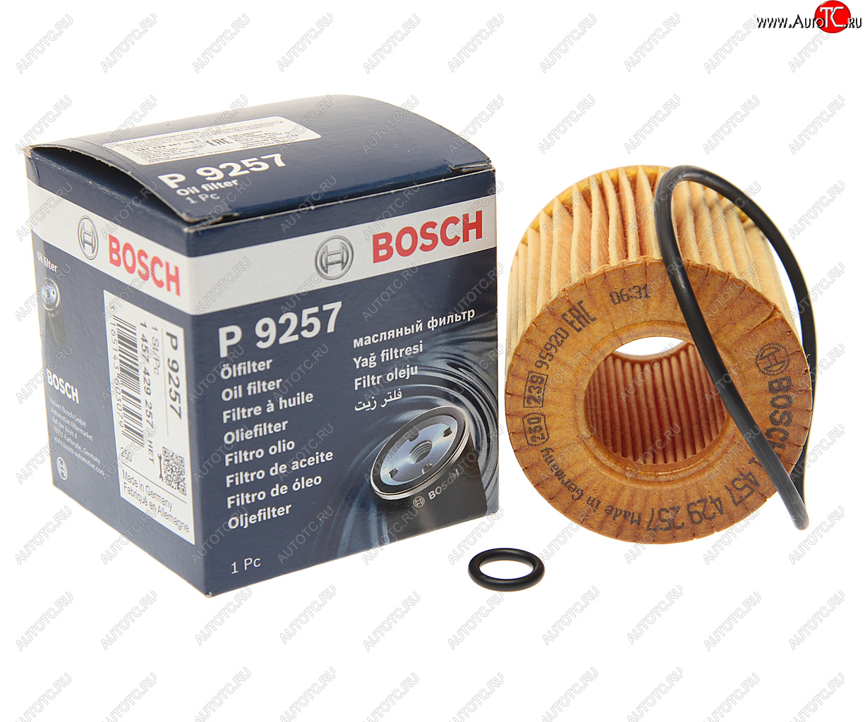 619 р. Фильтр масляный FORD Mondeo 3 (00-),4 (07-) (2.3) MAZDA 6 (02-) BOSCH BOSCH 1457429257 BOSCH 1457429257  с доставкой в г. Майкоп