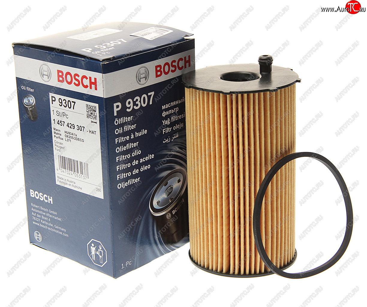 1 059 р. Фильтр масляный LAND ROVER Discovery (04-) BOSCH BOSCH 1457429307 BOSCH 1457429307  с доставкой в г. Майкоп