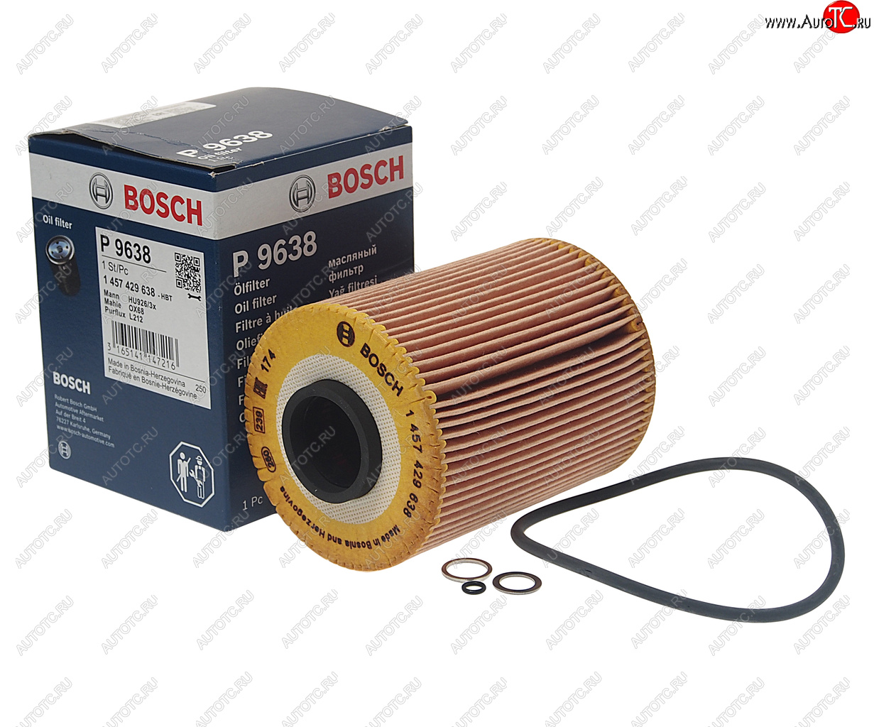 689 р. Фильтр масляный BMW 3 (E36),5 (E34) BOSCH BOSCH 1457429638 BOSCH 1457429638  с доставкой в г. Майкоп