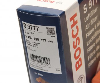 1 029 р. Фильтр воздушный VW AUDI (замена для 1457433704) BOSCH BOSCH 1457429777  с доставкой в г. Майкоп. Увеличить фотографию 2