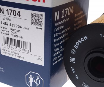 689 р. Фильтр топливный MERCEDES (W202,W210,W163,W220) (TDI) BOSCH BOSCH 1457431704  с доставкой в г. Майкоп. Увеличить фотографию 2