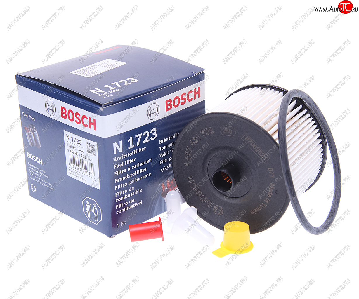 1 369 р. Фильтр топливный FORD Focus PEUGEOT 307,308,407 (TDI) BOSCH BOSCH 1457431723 BOSCH 1457431723  с доставкой в г. Майкоп