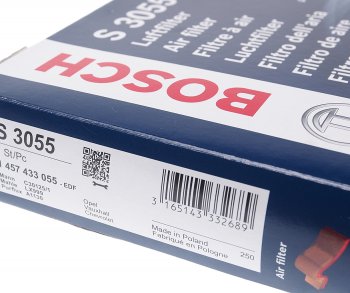 749 р. Фильтр воздушный OPEL Corsa C,Meriva (03-) BOSCH BOSCH 1457433055  с доставкой в г. Майкоп. Увеличить фотографию 3