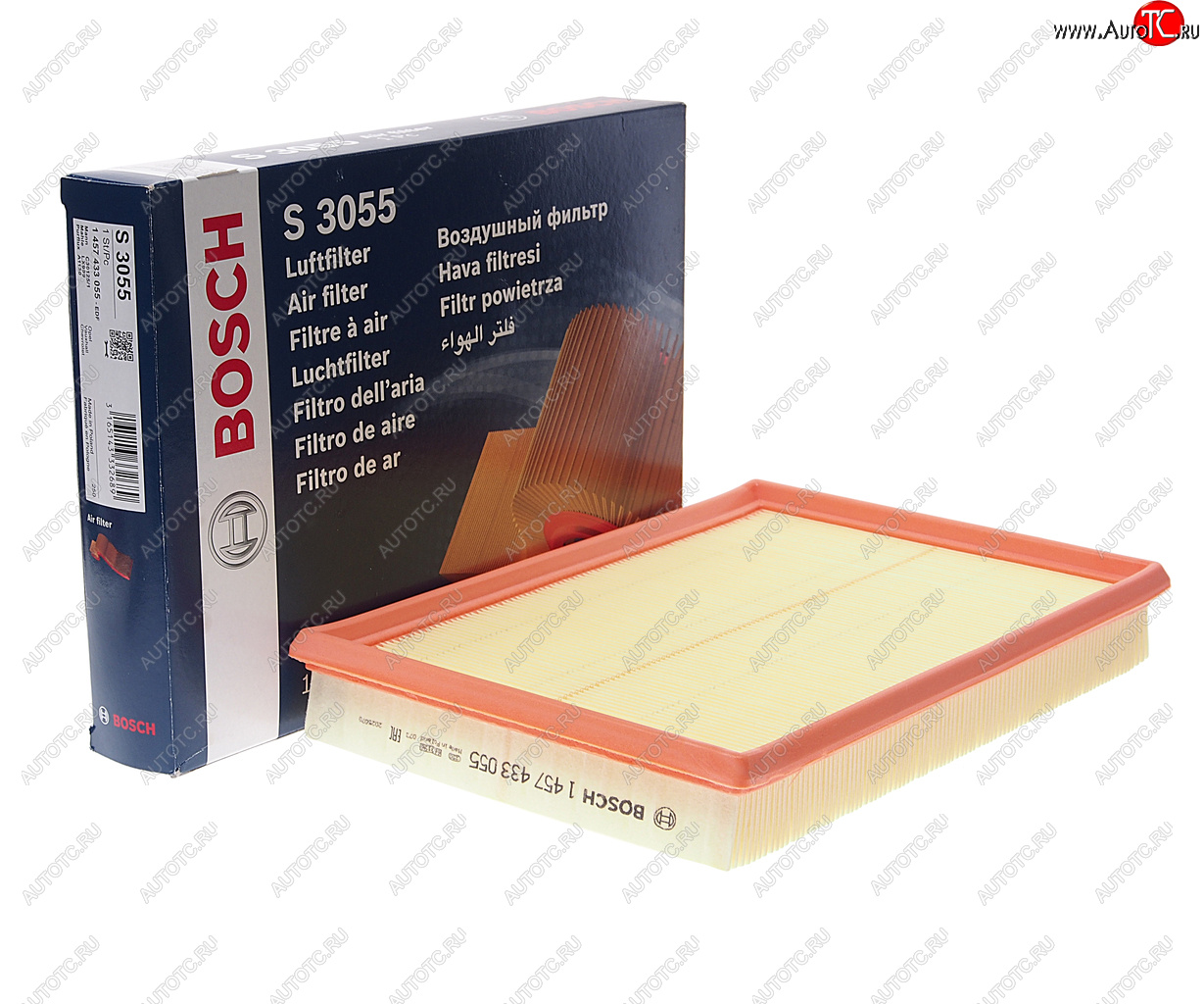 749 р. Фильтр воздушный OPEL Corsa C,Meriva (03-) BOSCH BOSCH 1457433055  с доставкой в г. Майкоп