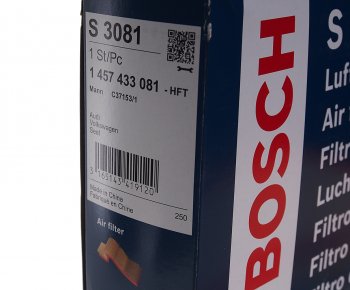 1 139 р. Фильтр воздушный VW AUDI SEAT SKODA BOSCH BOSCH 1457433081  с доставкой в г. Майкоп. Увеличить фотографию 3