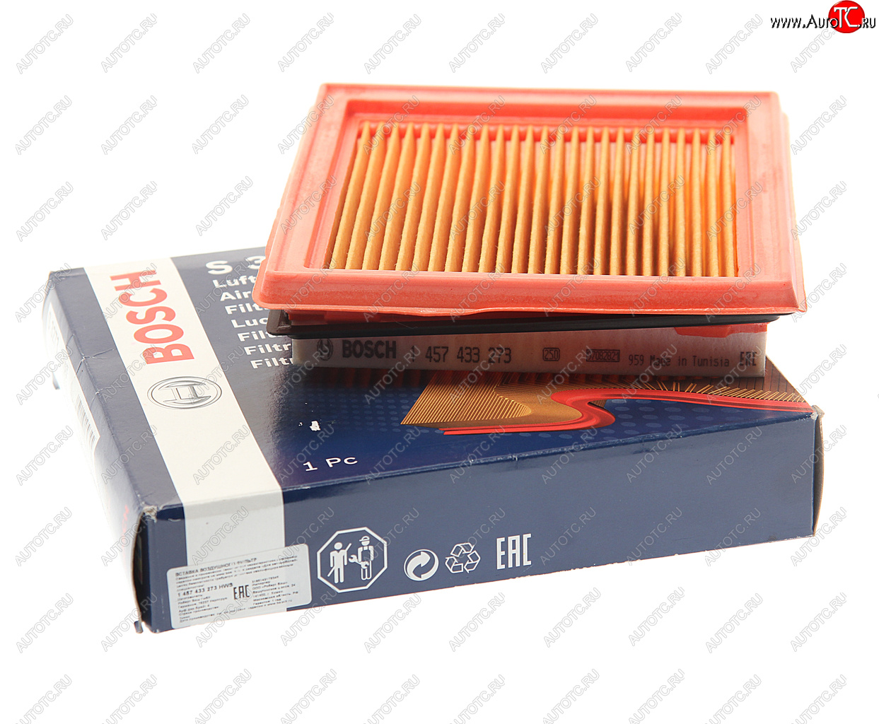 649 р. Фильтр воздушный NISSAN Micra K11,K12 (92-03) BOSCH BOSCH 1457433273  с доставкой в г. Майкоп