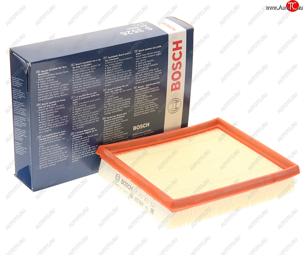 499 р. Фильтр воздушный PEUGEOT 206 (00-) BOSCH BOSCH 1457433526  с доставкой в г. Майкоп