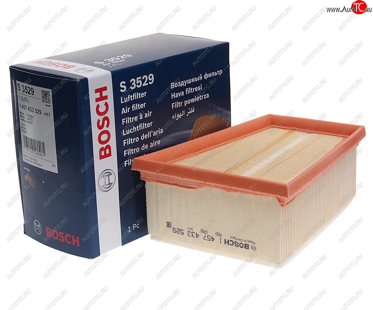 1 049 р. Фильтр воздушный ЛАДА Largus RENAULT Logan,Megane NISSAN Almera BOSCH BOSCH 1457433529  с доставкой в г. Майкоп