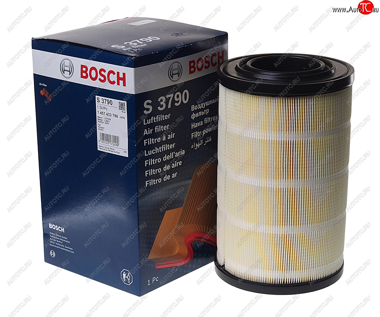 1 699 р. Фильтр воздушный FIAT Ducato (2.3 JTD) (02-) г.Елабуга (07-) BOSCH BOSCH 1457433790  с доставкой в г. Майкоп