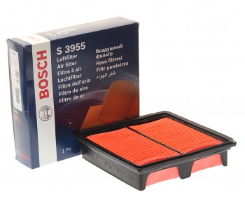 1 069 р. Фильтр воздушный HONDA Civic (95-) BOSCH BOSCH 1457433955 BOSCH 1457433955  с доставкой в г. Майкоп. Увеличить фотографию 1