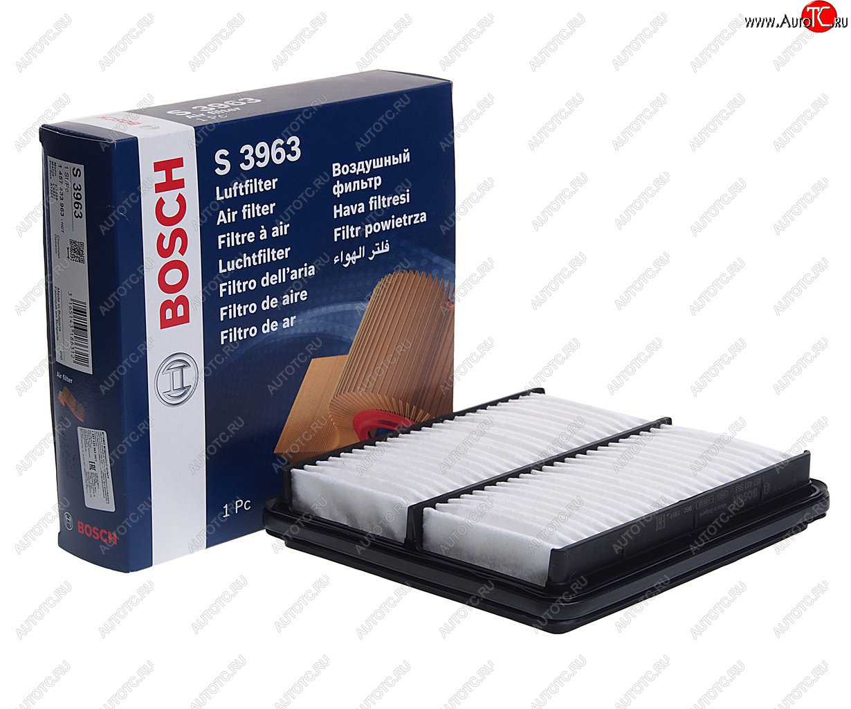 679 р. Фильтр воздушный CHEVROLET Lanos BOSCH BOSCH 1457433963 BOSCH 1457433963  с доставкой в г. Майкоп