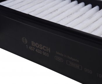 829 р. Фильтр воздушный MITSUBISHI Colt (96-03),Lancer (95-07),Outlander (03-06) BOSCH BOSCH 1457433969  с доставкой в г. Майкоп. Увеличить фотографию 2