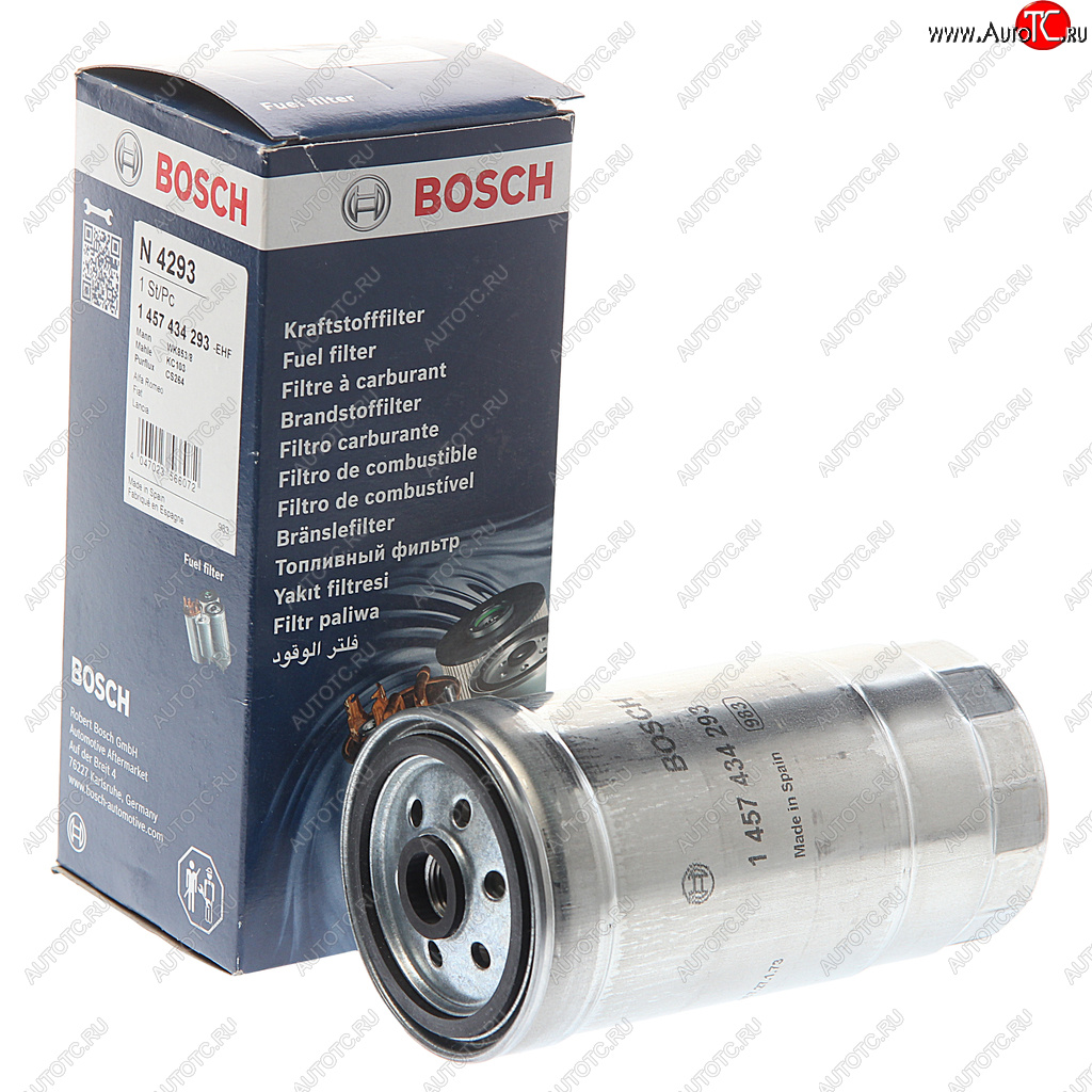 1 439 р. Фильтр топливный FIAT Brava (98-01) BOSCH BOSCH 1457434293 BOSCH 1457434293  с доставкой в г. Майкоп