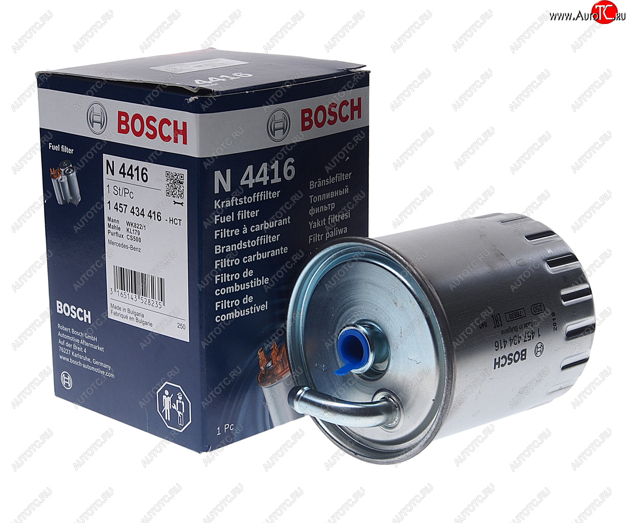 1 229 р. Фильтр топливный MERCEDES C (W203) BOSCH BOSCH 1457434416 BOSCH 1457434416  с доставкой в г. Майкоп